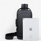 Bolso de hombro multifunción con bolsillo antirrobo