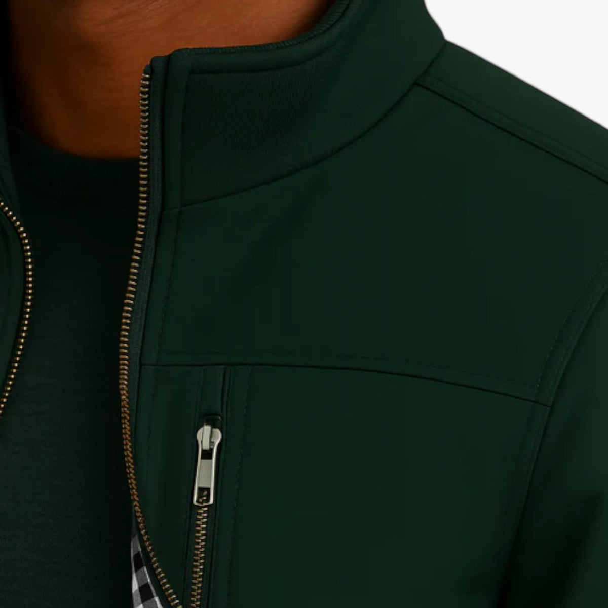 Urban Lightweight Zip Jacket with Elastic Cuffs