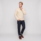 Men's Lace-Up Boots with Retro Toe Cap and Padded Insole