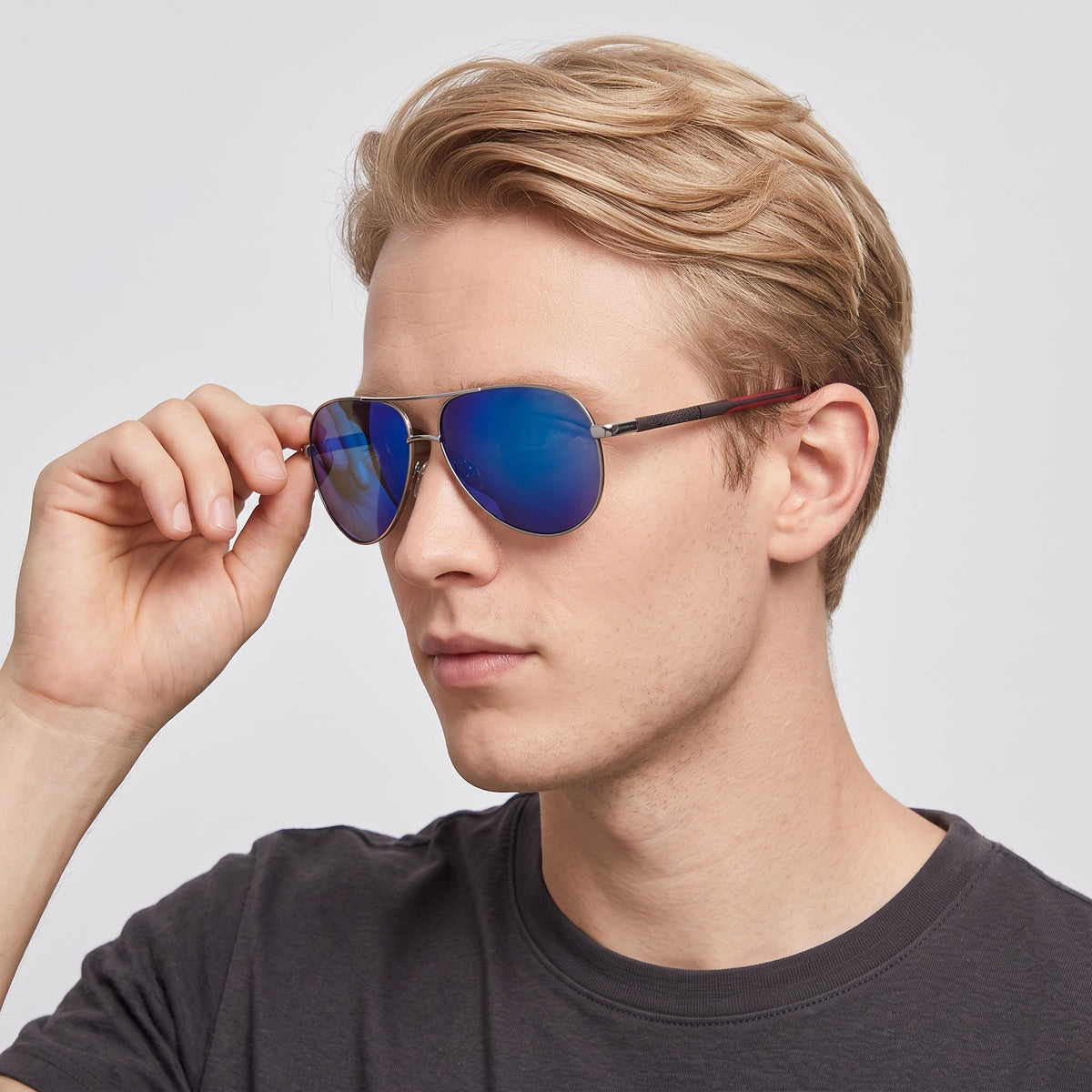 Polarised Sunglasses with Lightweight Aluminium Frame