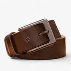 Men's Belt with Alloy Buckle for Formal and Casual Wear