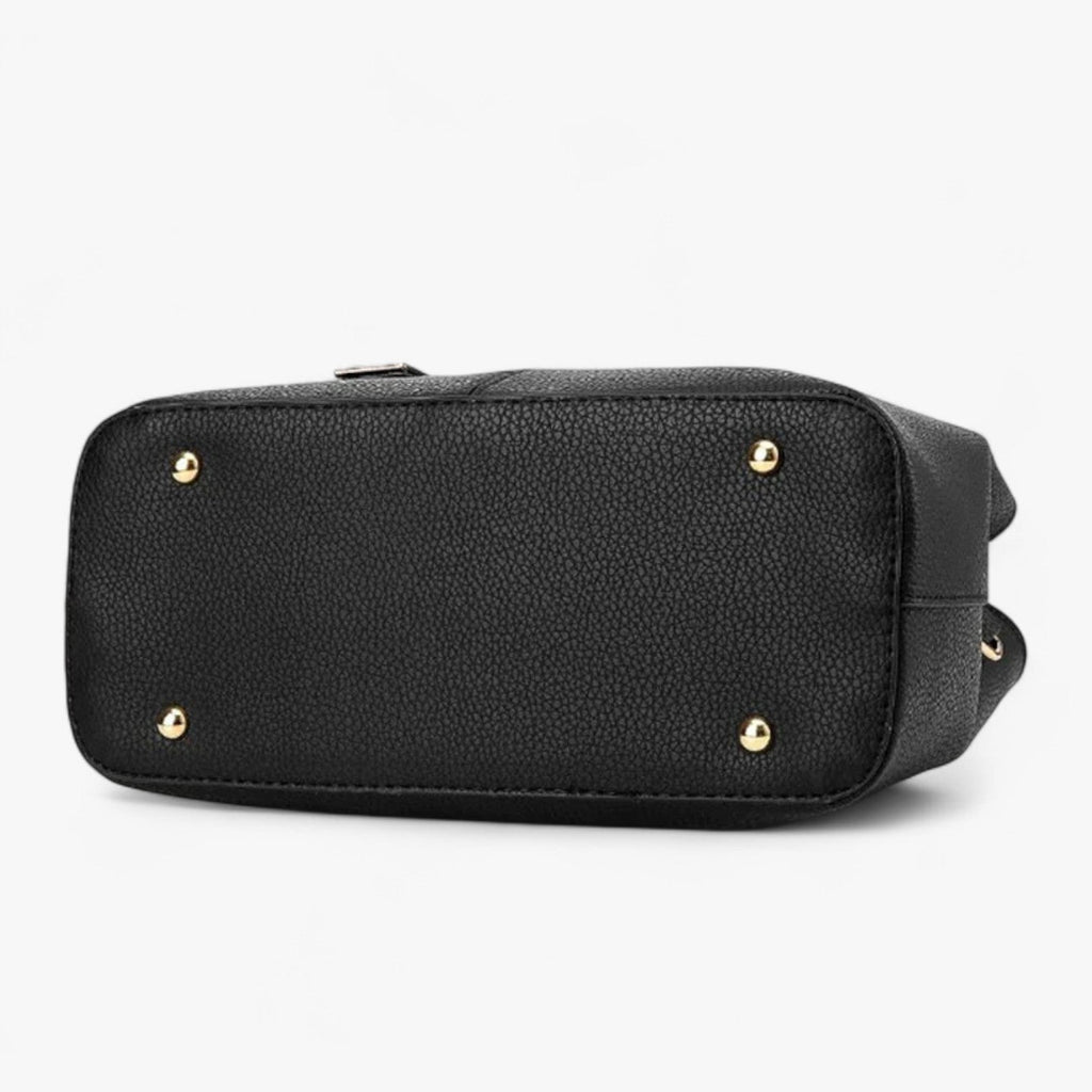 Checkered Print Flap Bag with Chain Detail