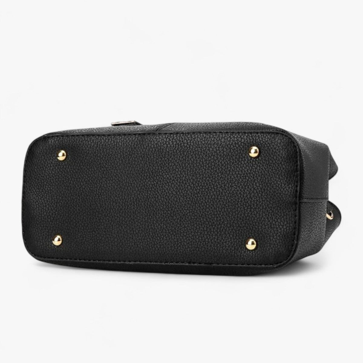 Checkered Print Flap Bag with Chain Detail
