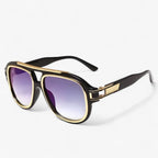 Gafas de sol de estilo vintage con montura respetuosa con la piel