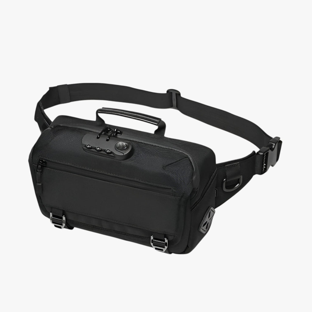 Water-Resistant Shoulder Bag with Hidden Anti-Theft Pockets