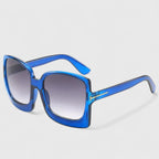 Oversized Sunglasses with Gradient Lenses