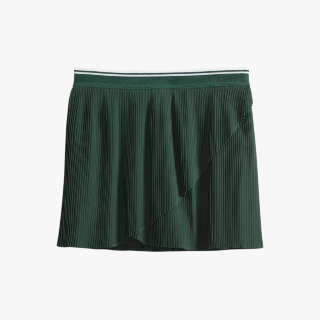 2-in-1 Pleated Sports Skirt with Built-In Shorts