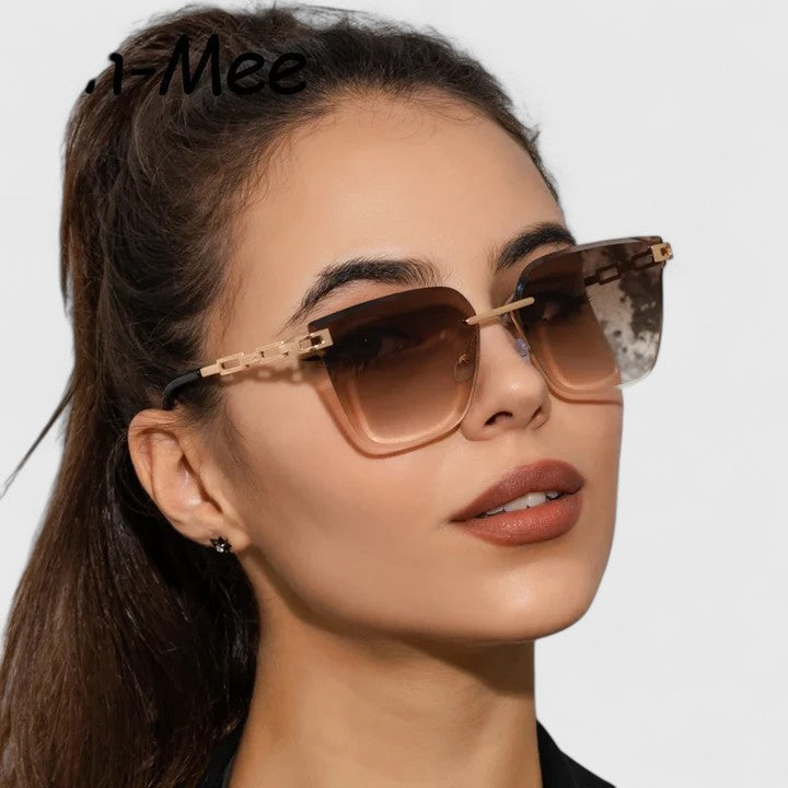 Cat Eye Sunglasses with Gradient Lenses