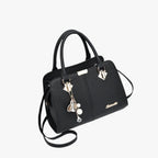 Adjustable PU Shoulder Bag with Organised Compartments