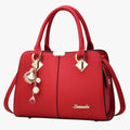 Adjustable PU Shoulder Bag with Organised Compartments