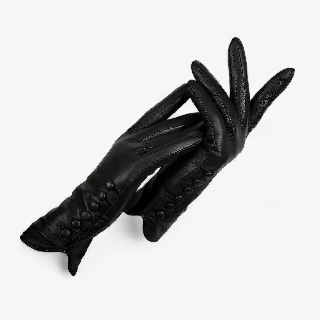 Premium winter gloves with six-point closure