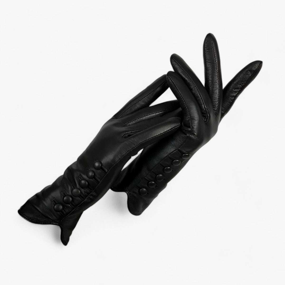 Premium winter gloves with six-point closure