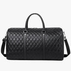 Faux Leather Weekend Bag for Short Trips and Travel