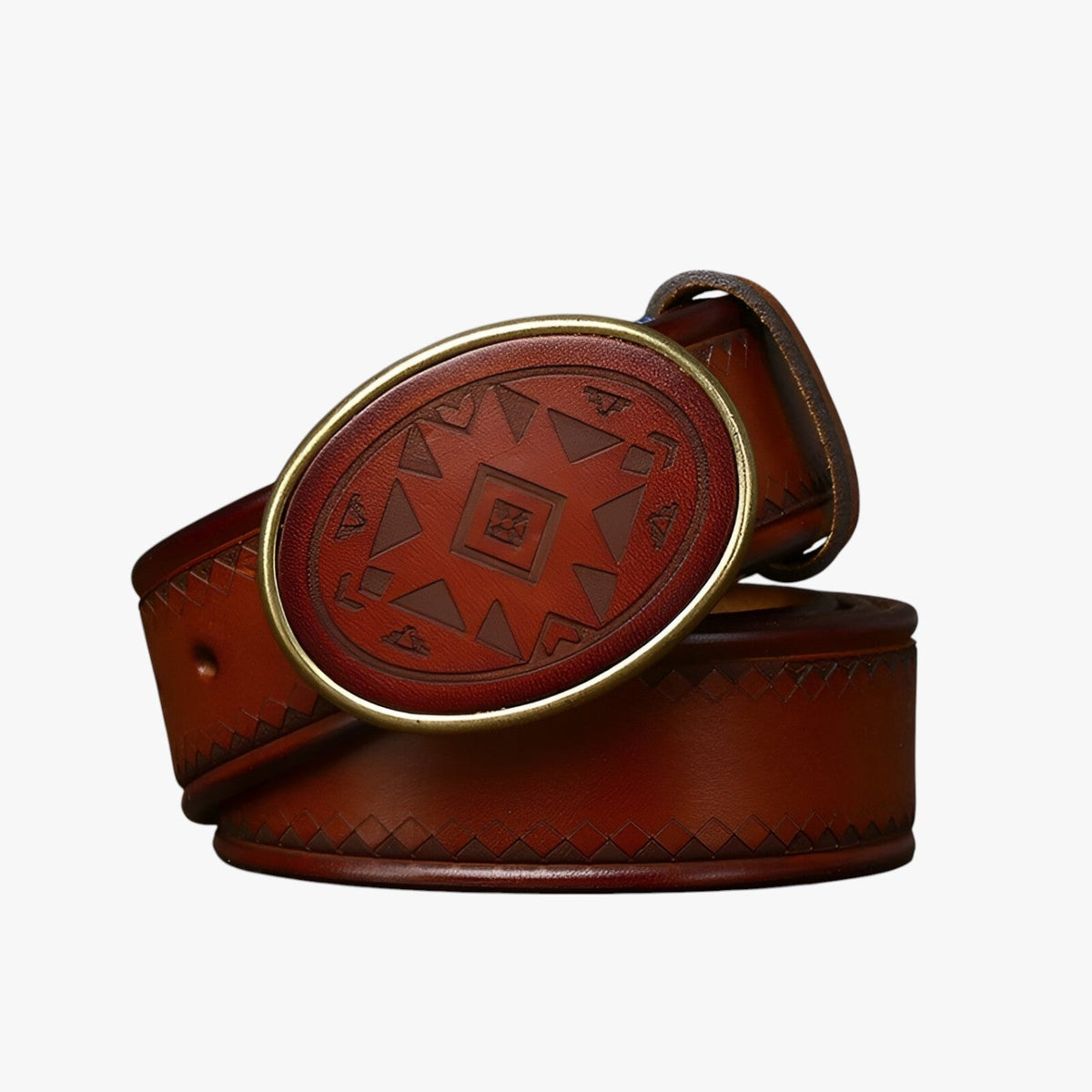 Textured Belt with Laser-Engraved Detail