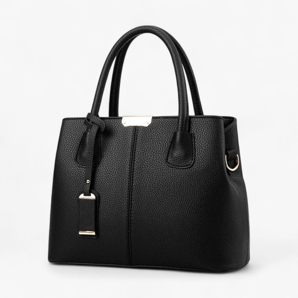 Checkered Print Flap Bag with Chain Detail