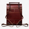 Faux Leather Backpack with Laptop Compartment for Daily Use