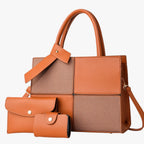 Retro Fringe Tote Bag with Water-Repellent Finish