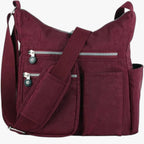 Water-Repellent Crossbody Bag with RFID-Blocking Pocket