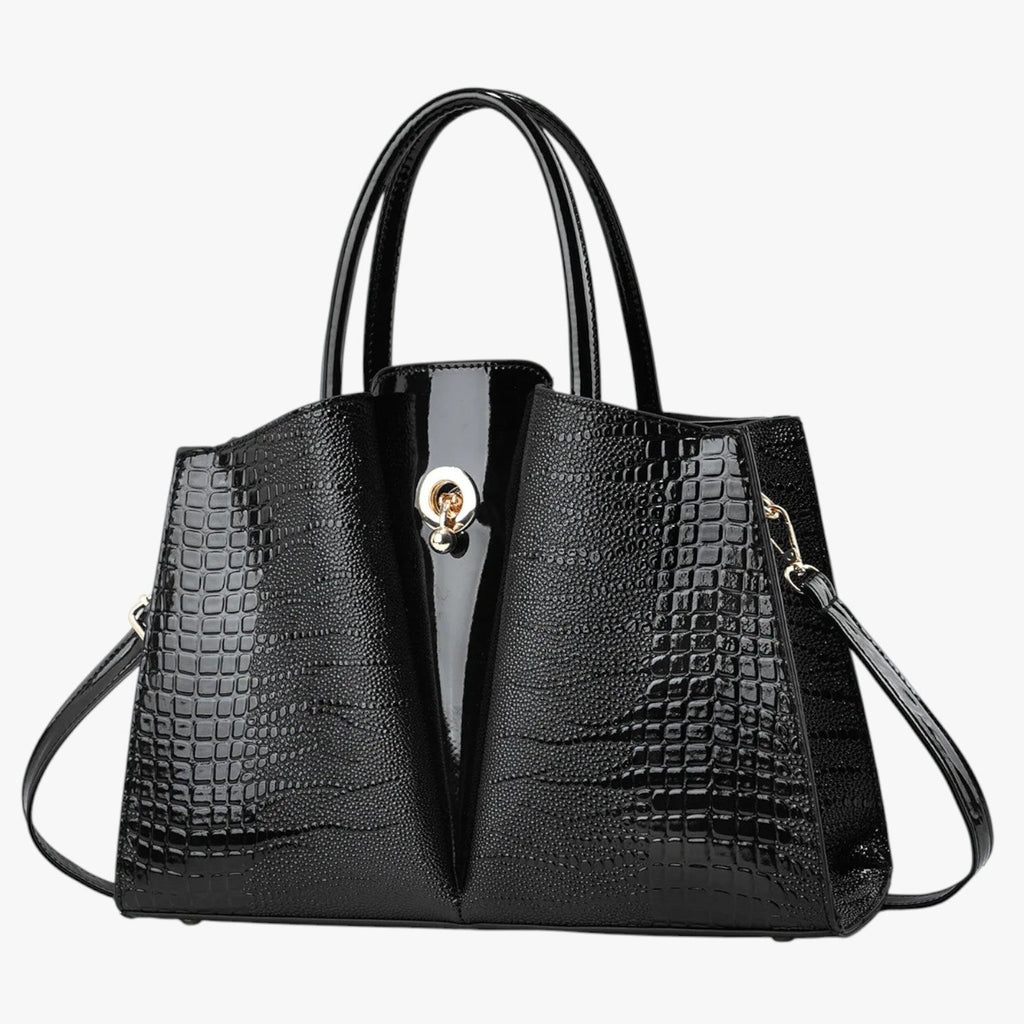 Spacious Tote Bag with Zip Closure and Shoulder Strap