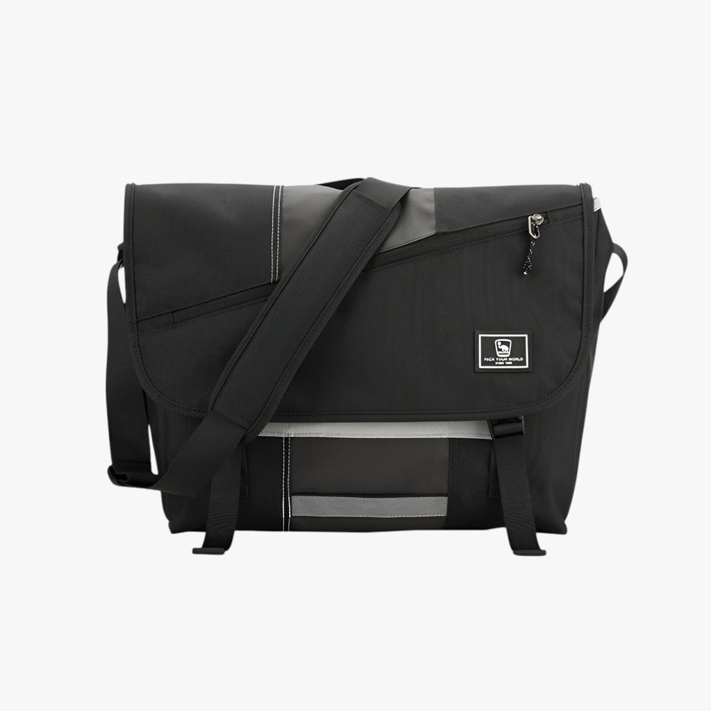 Crossbody-väska för 15-tums laptop med vadderat fack