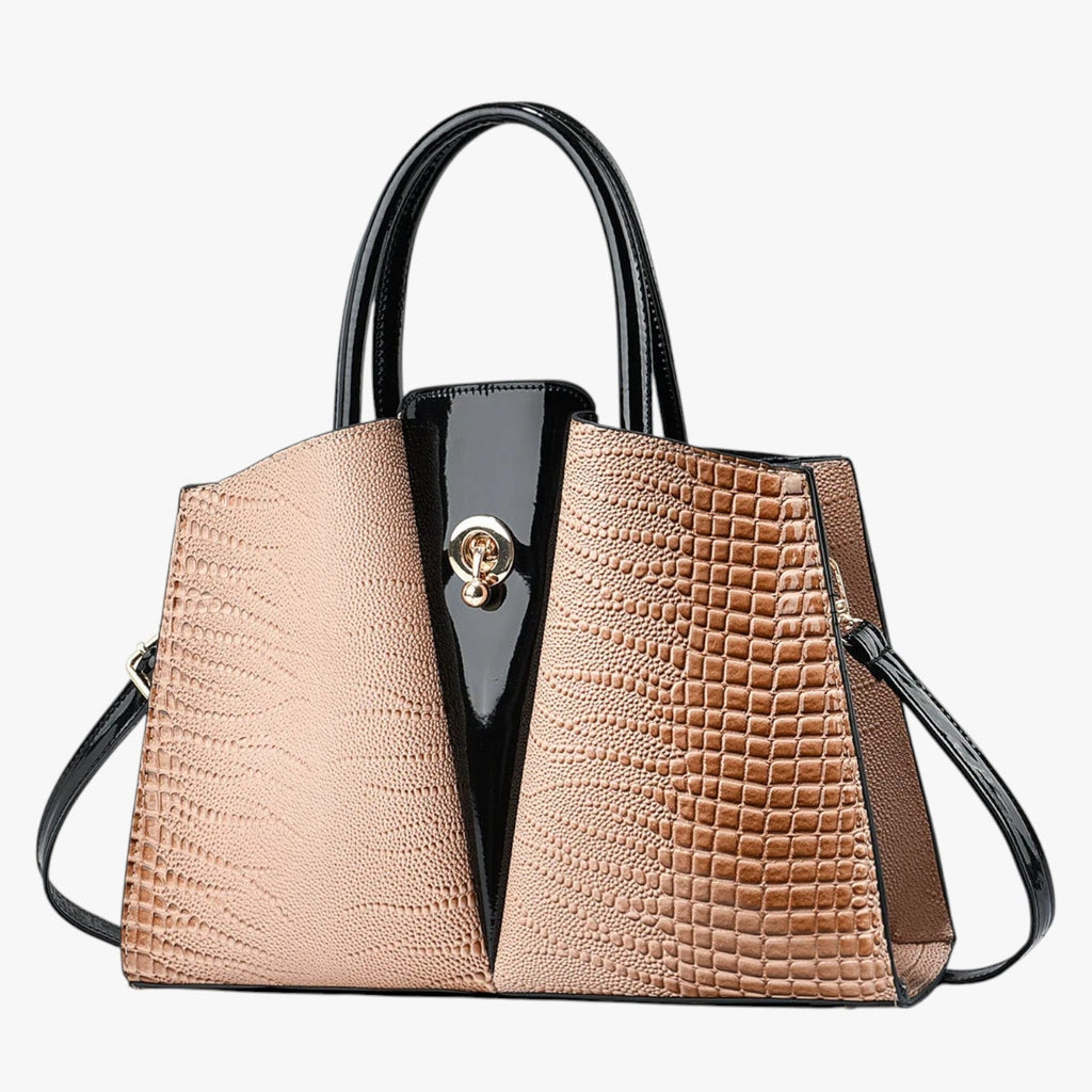 Spacious Tote Bag with Zip Closure and Shoulder Strap