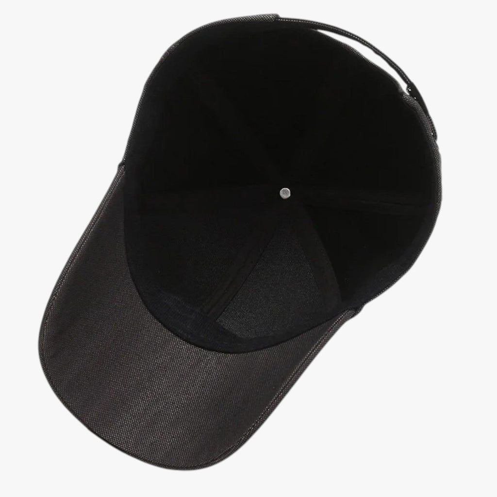 Baseballkeps i bomull med justerbar snapback för kallt väder