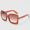Oversized Sunglasses with Gradient Lenses