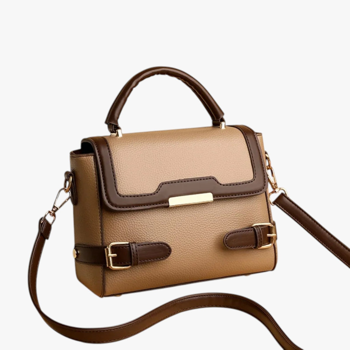 Water-Repellent Handbag with Adjustable Strap