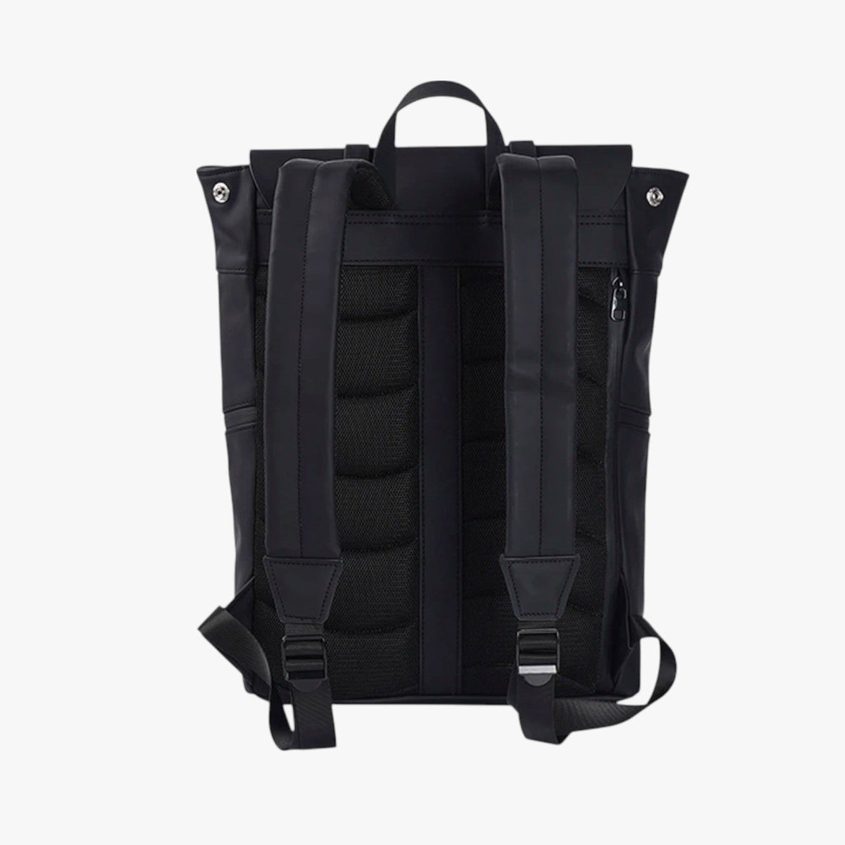 Water-Resistant Vintage-Style PU Leather Backpack