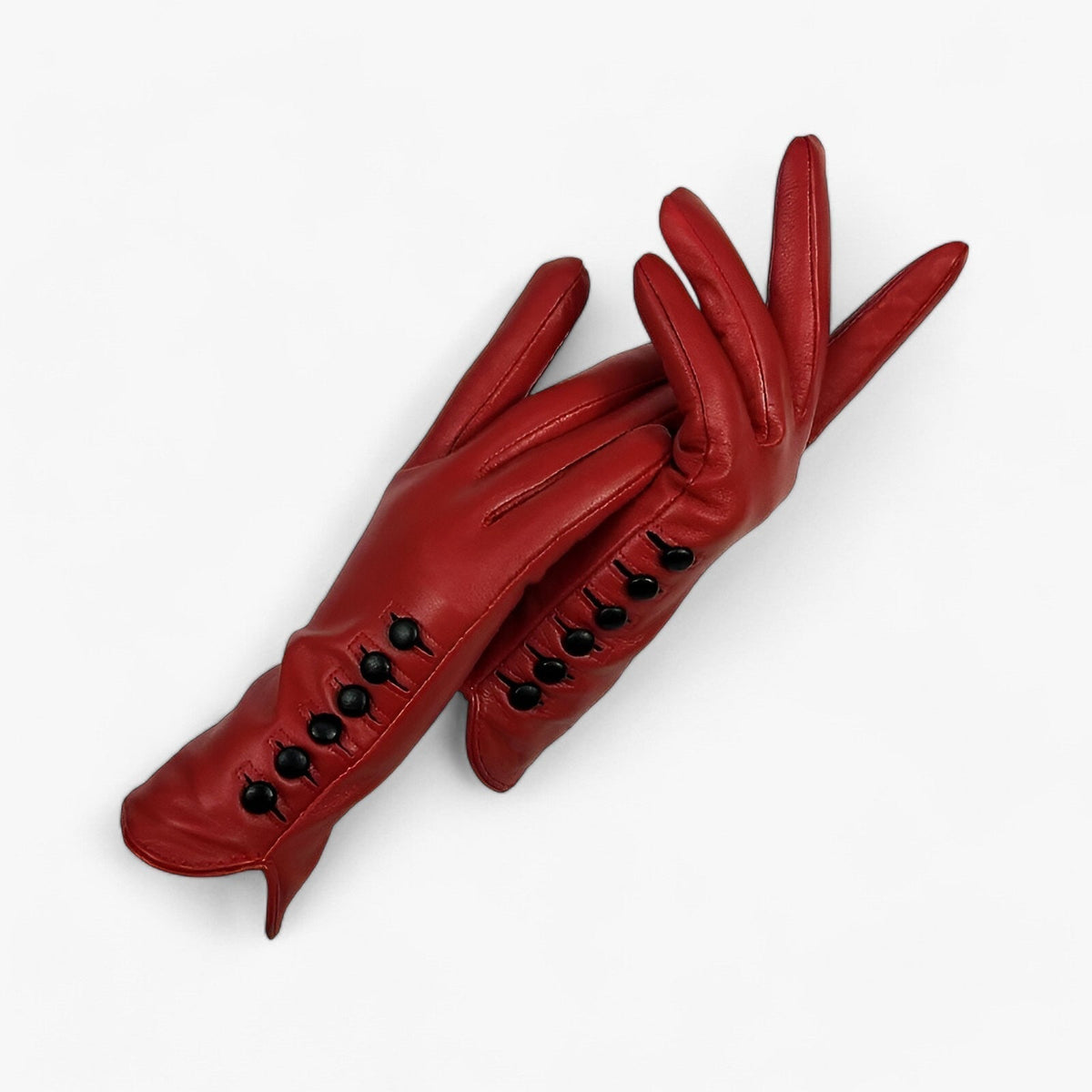 Premium winter gloves with six-point closure