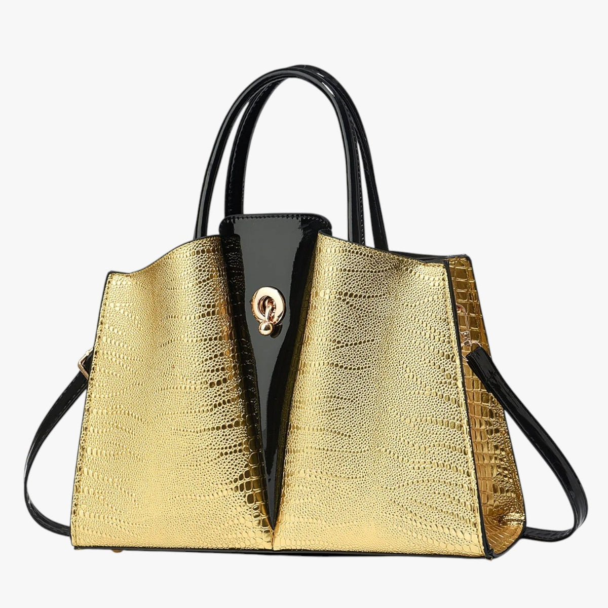 Spacious Tote Bag with Zip Closure and Shoulder Strap