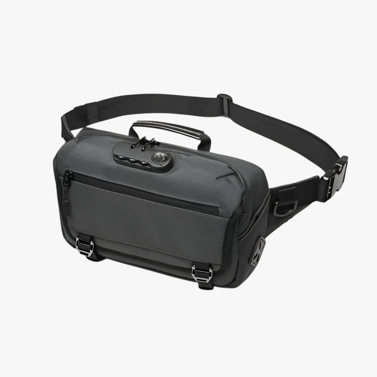 Water-Resistant Shoulder Bag with Hidden Anti-Theft Pockets
