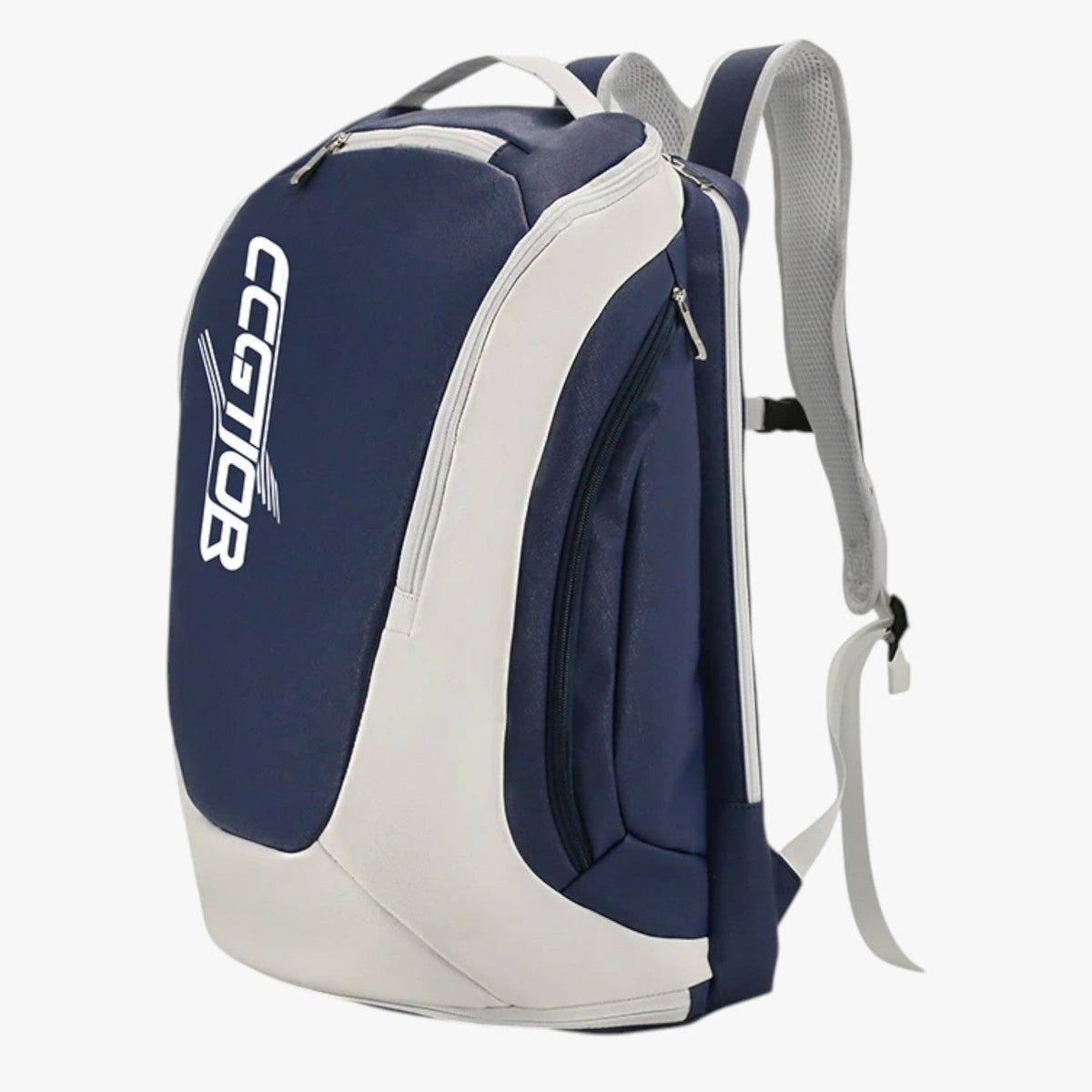 Sporty PU Racket Bag with Padded Adjustable Straps