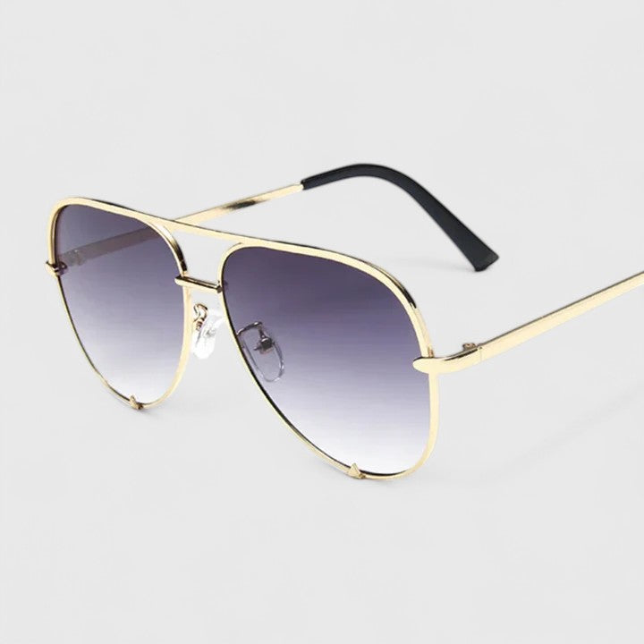 Aviator Sunglasses with Gradient Lenses
