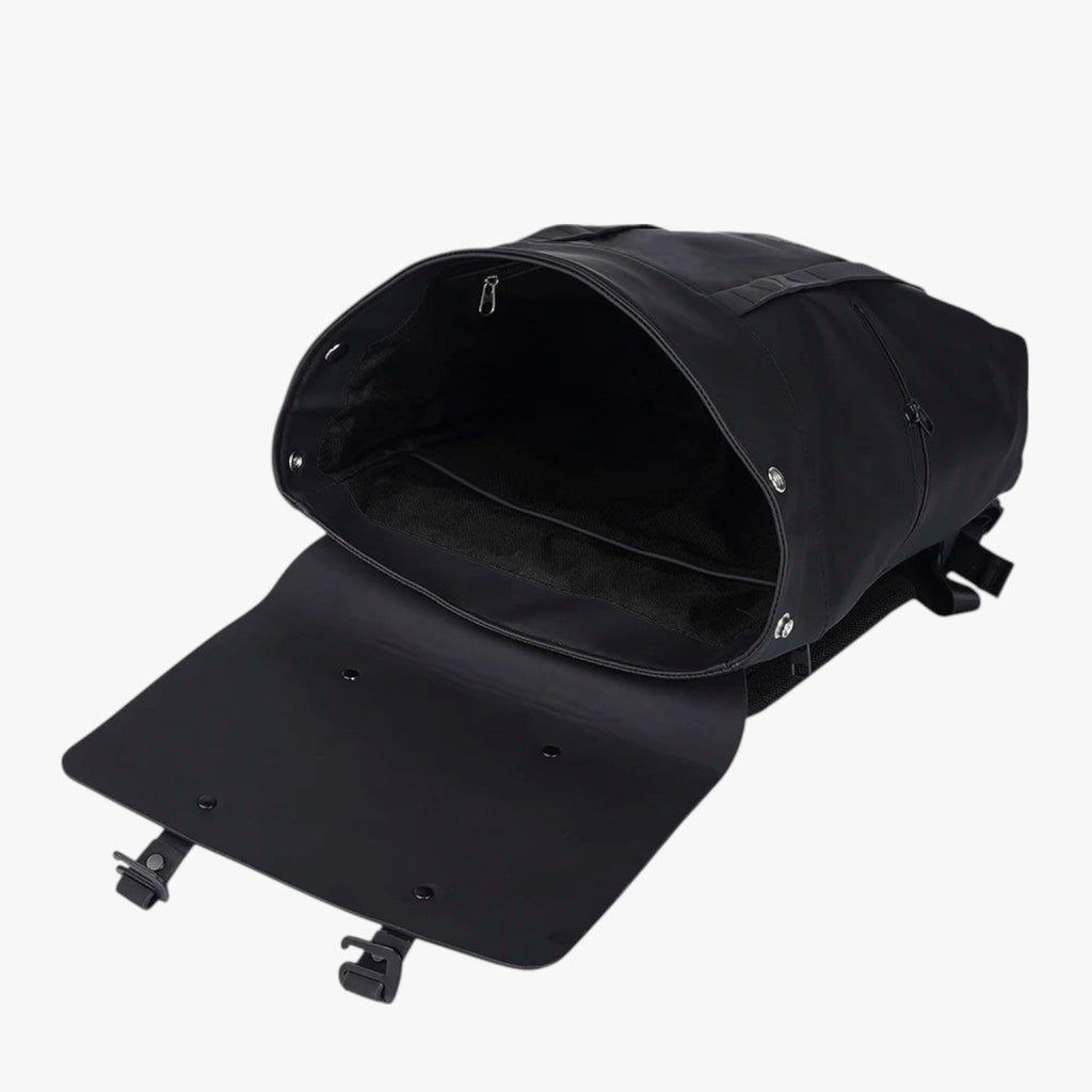 Water-Resistant Vintage-Style PU Leather Backpack