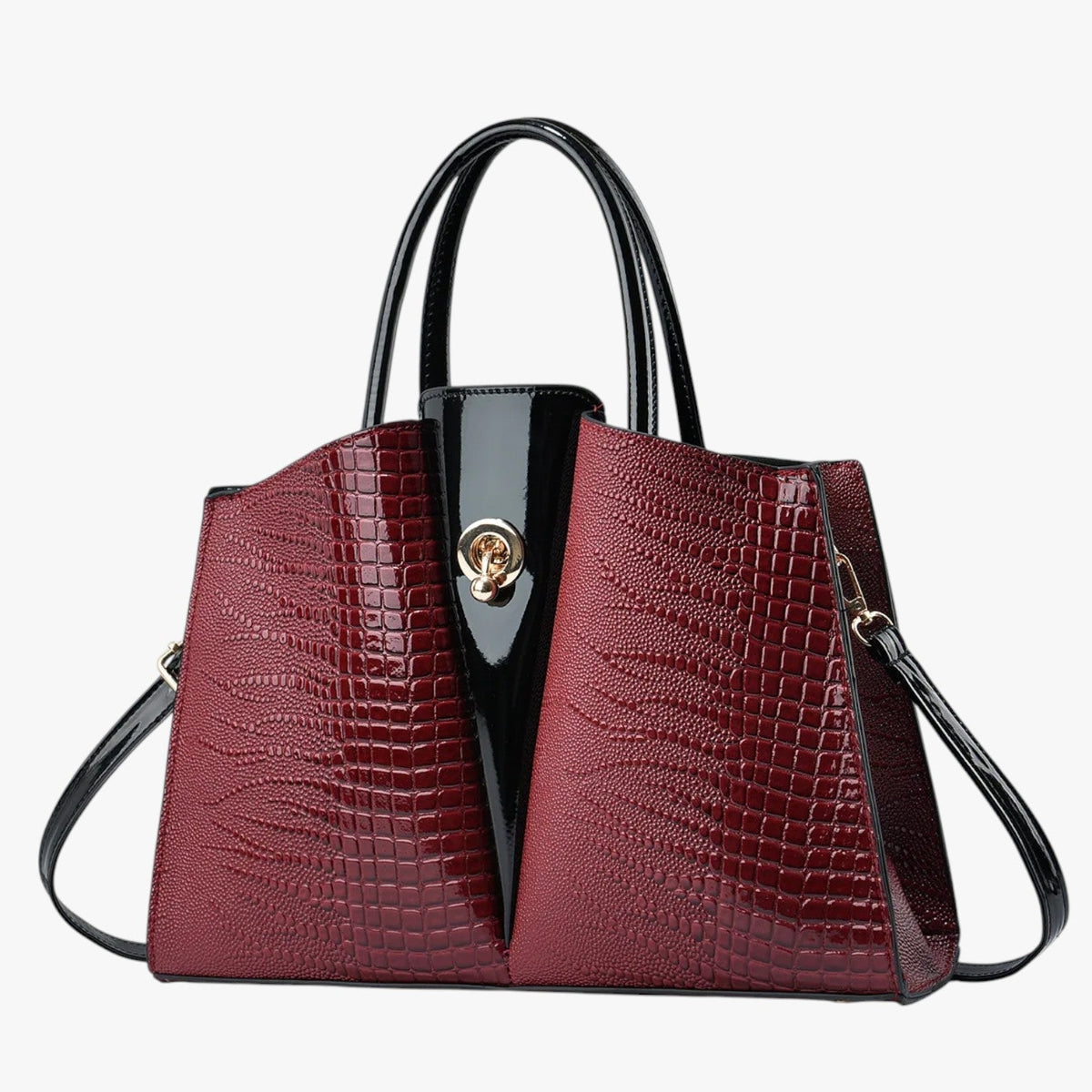 Spacious Tote Bag with Zip Closure and Shoulder Strap