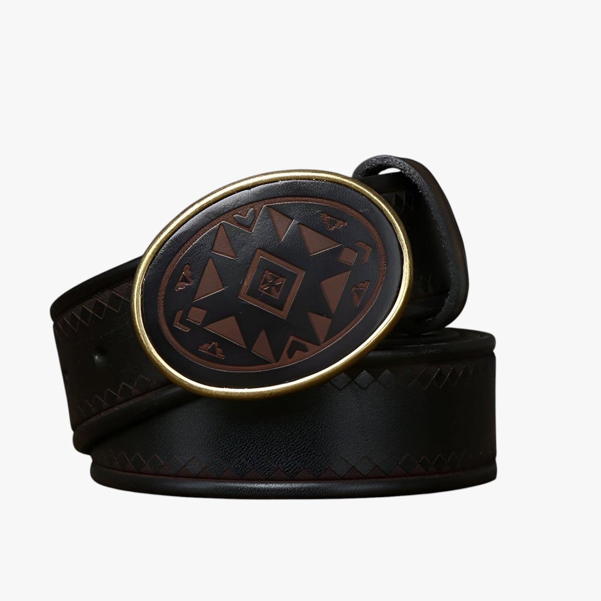 Textured Belt with Laser-Engraved Detail