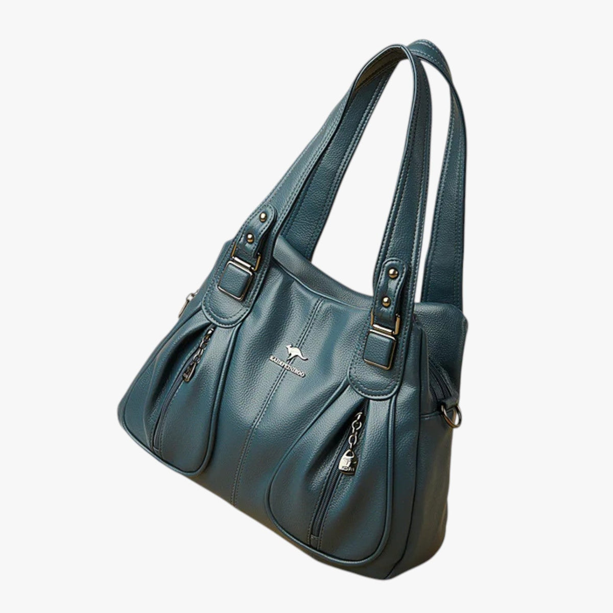 PU Leather Shoulder Bag with Adjustable Strap