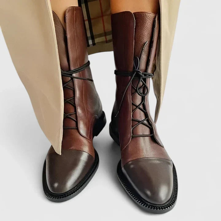 Boots med dämpat stöd och ren linje