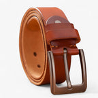 Men's Belt with Alloy Buckle for Formal and Casual Wear