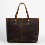 Soft Structured Tote Bag with Multiple Compartments