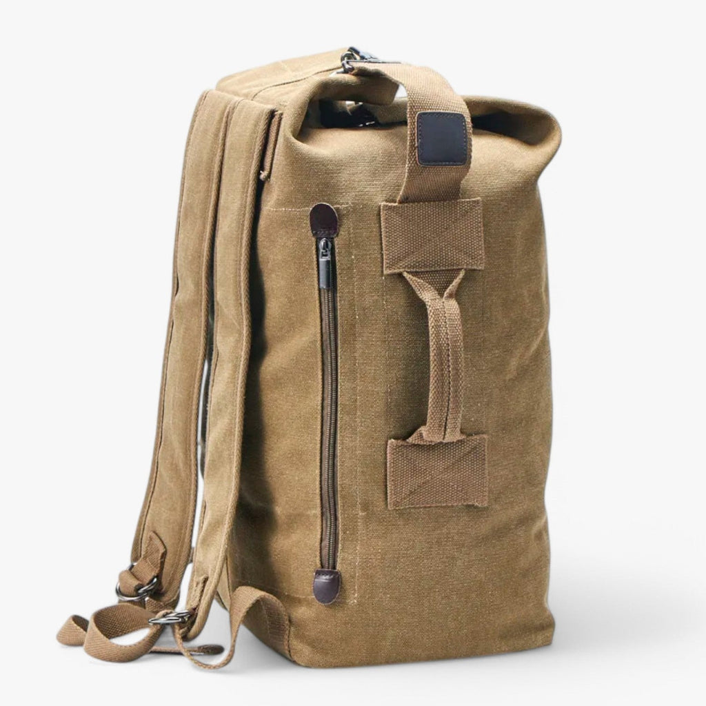 Mochila de lona resistente para viajar y para el día a día