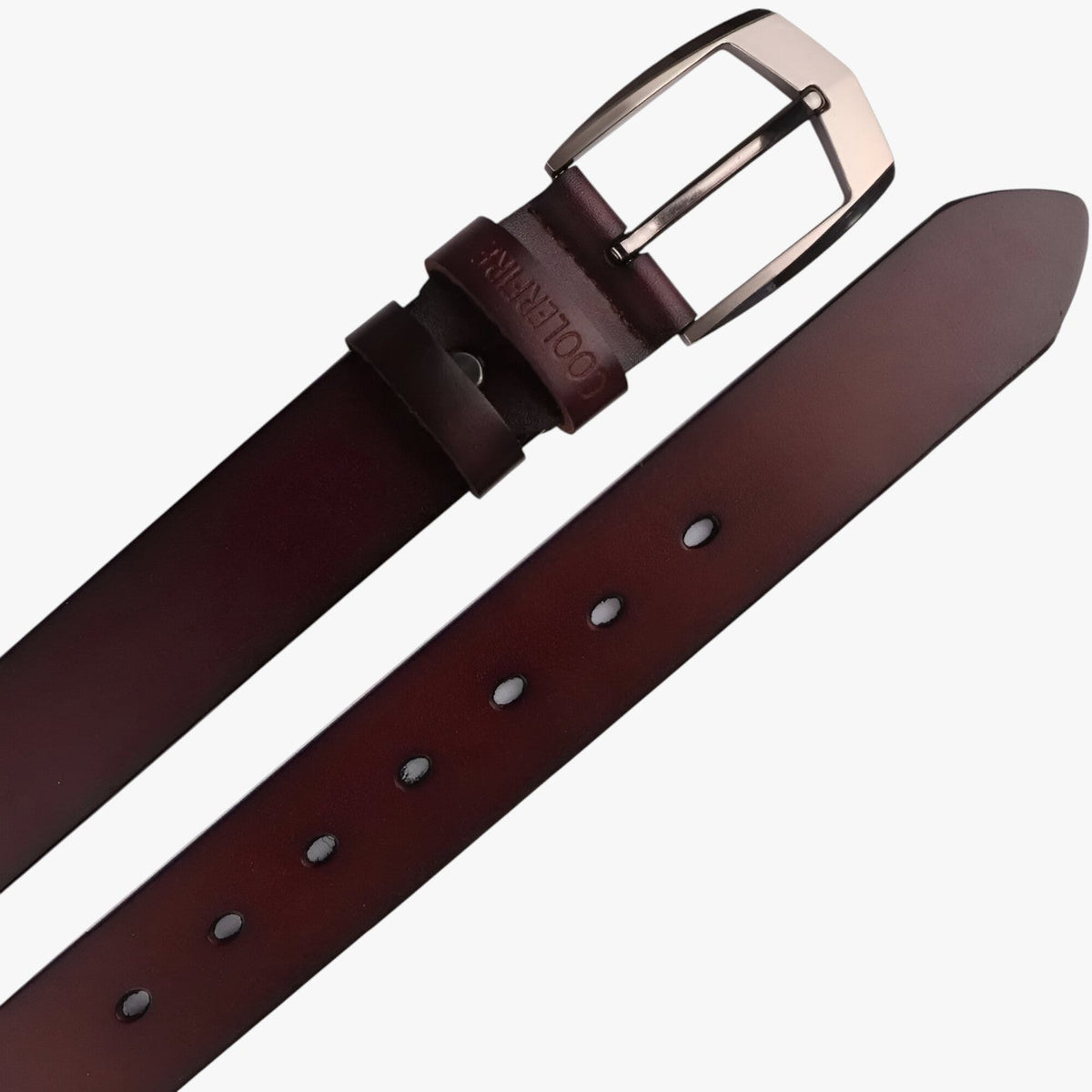 Faux Leather Belt for Jeans with Classic Buckle