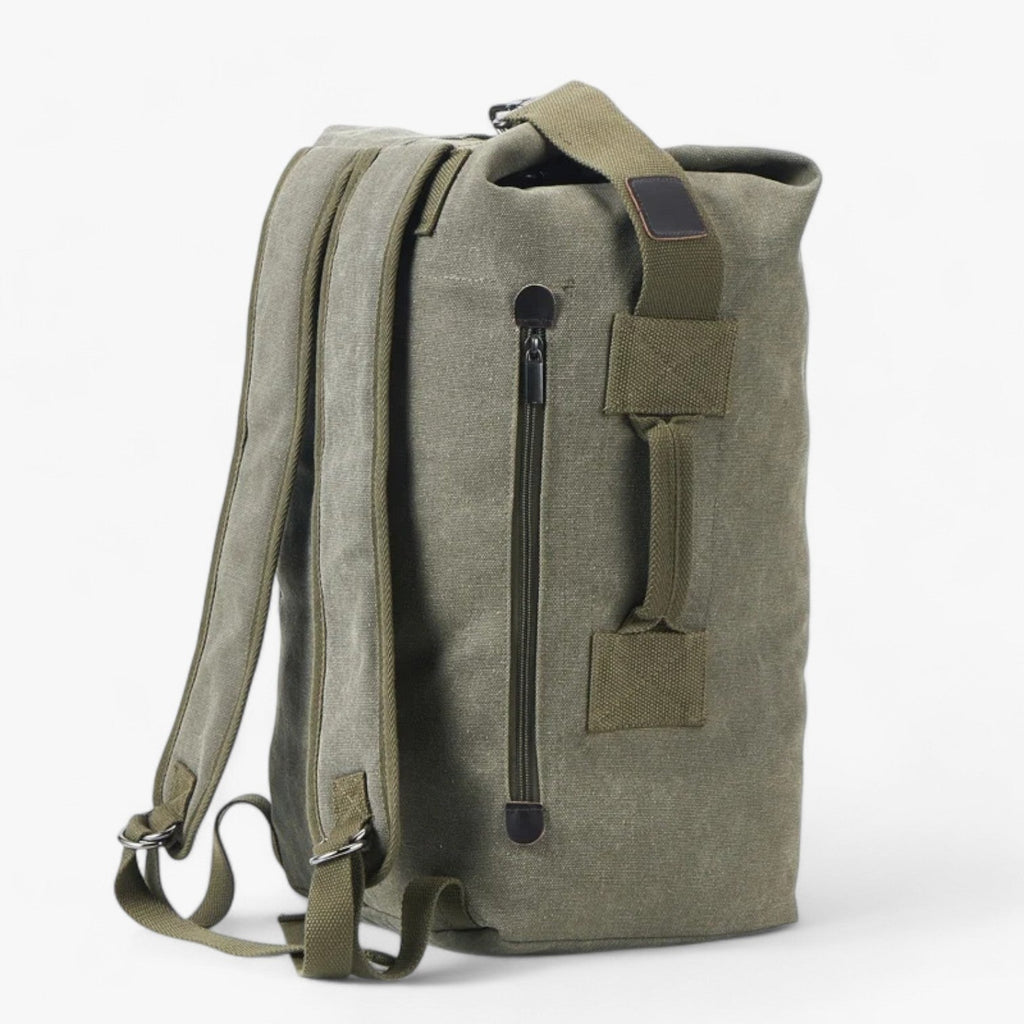 Mochila de lona resistente para viajar y para el día a día