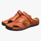 Sandalias de piel sintética estilo romano, resistentes al agua y de secado rápido
