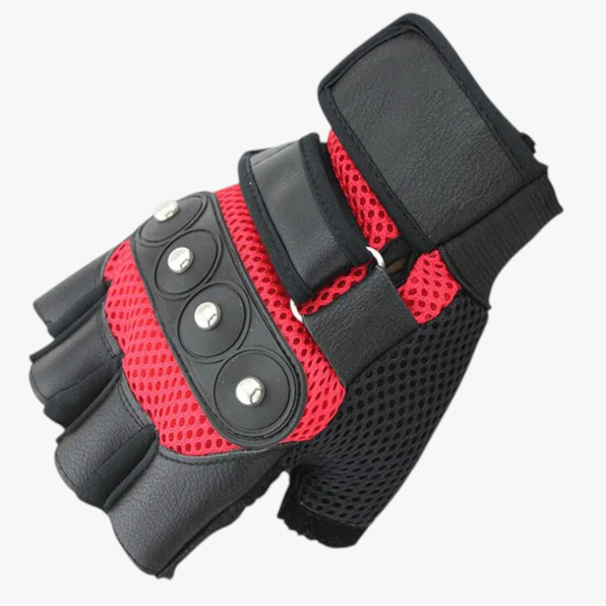 Guantes de ciclismo de verano con detalle de remaches para un agarre firme