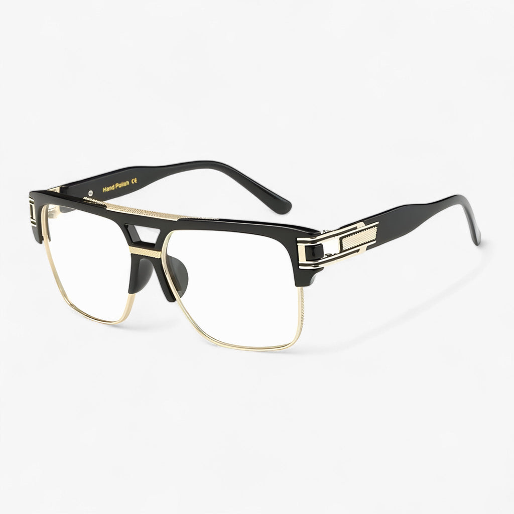Square Mirrored Sunglasses with a Form-Fitting Frame