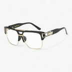 Square Mirrored Sunglasses with a Form-Fitting Frame