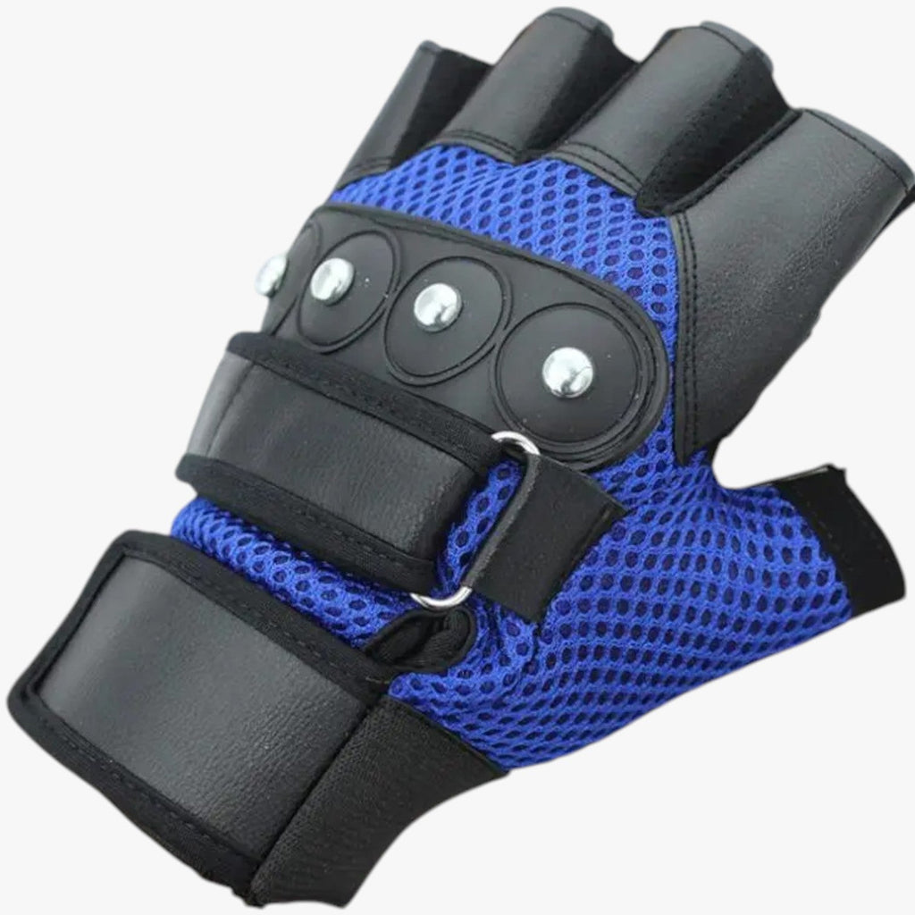 Guantes de ciclismo de verano con detalle de remaches para un agarre firme