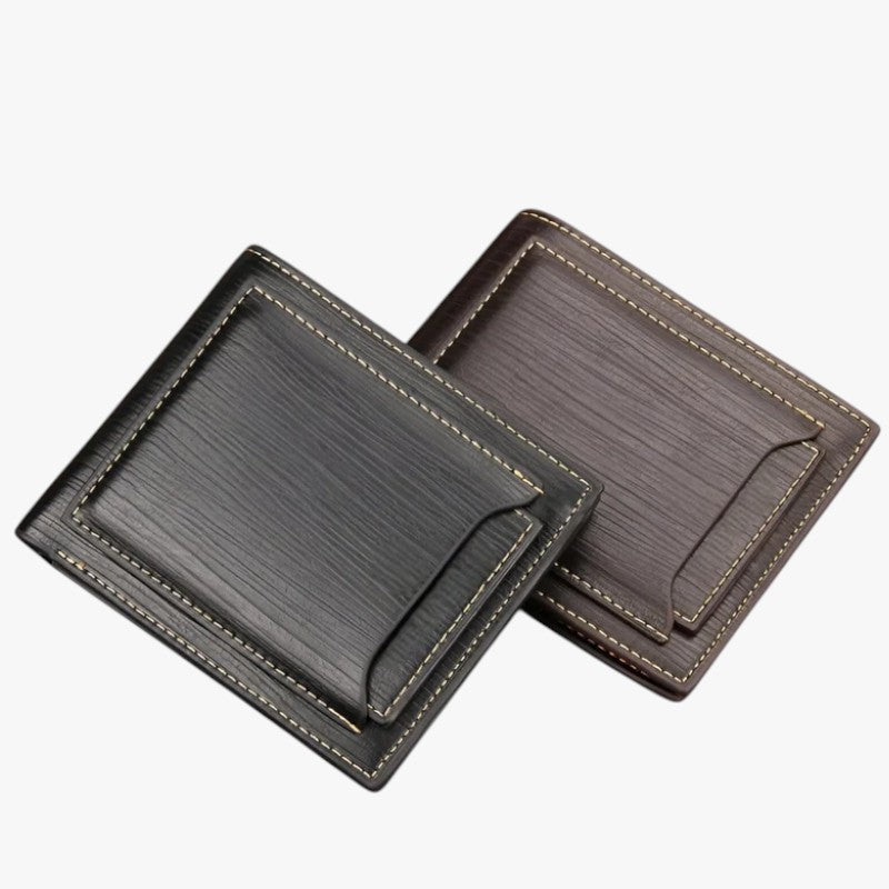 Kompakt plånbok i vintagestil
